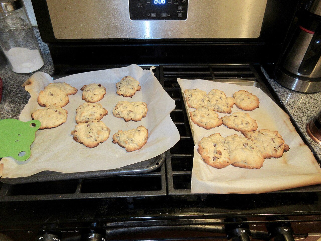 Cookies com gotas de chocolate